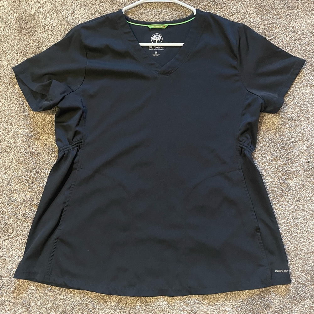 Healing Hands Maternity Scrub Top size M